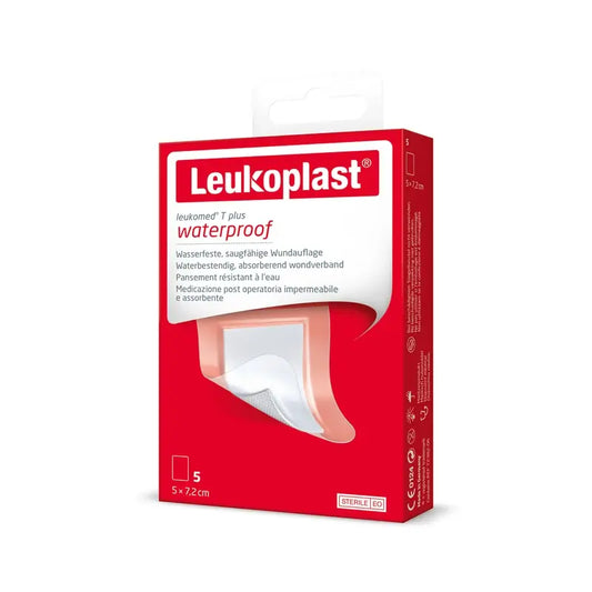 Leukoplast Leukomed T Plus, 5 cm × 7,2 cm, 5 kusov