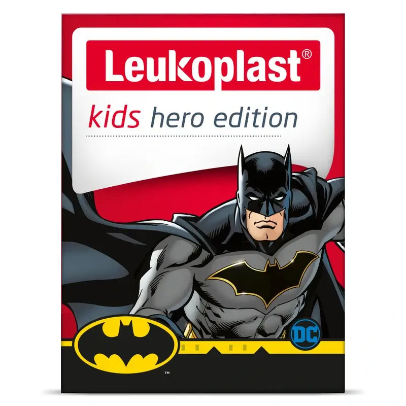Leukoplast  Kids Hero Edition Batman, 12 kusov, zmiešaný sortiment