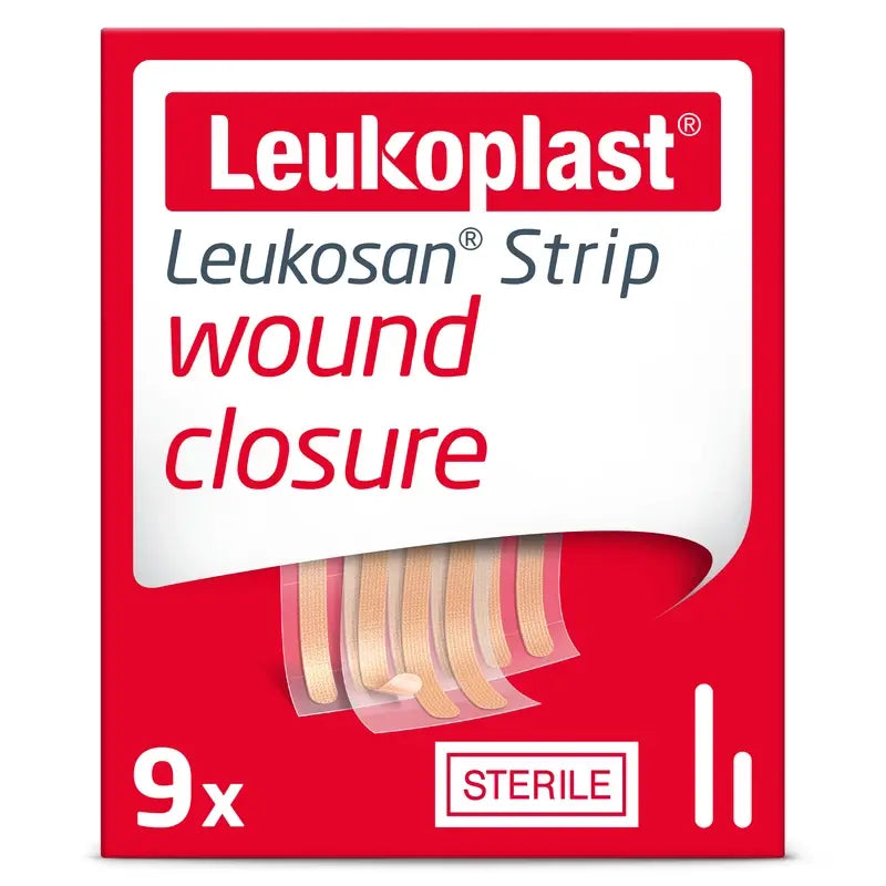 Leukoplast Leukosan Strip, 6 mm × 38 mm / 6 mm × 75 mm, 2 kusy