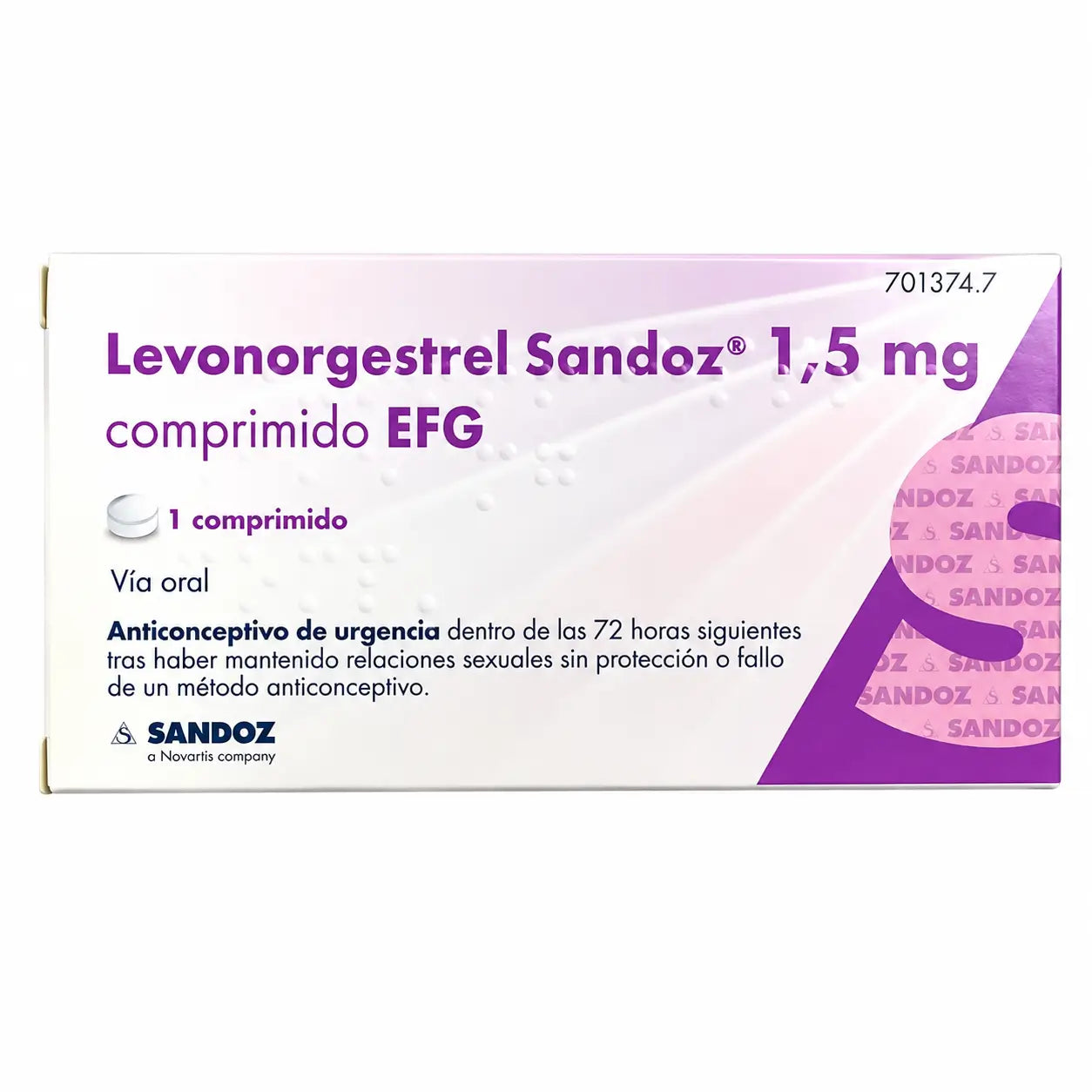 Levonorgestrel Sandoz 1,5 mg 1 tableta