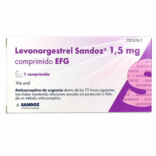 Levonorgestrel Sandoz 1,5 mg 1 tableta