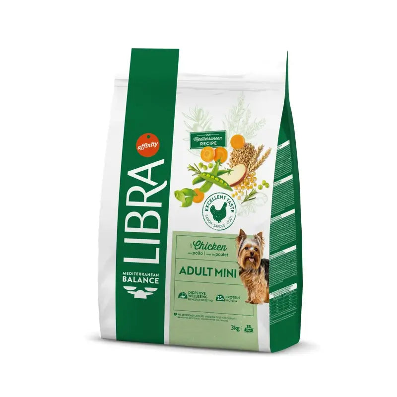Libra Canine Adult Mini Kuracie 3 kg, krmivo pre psov