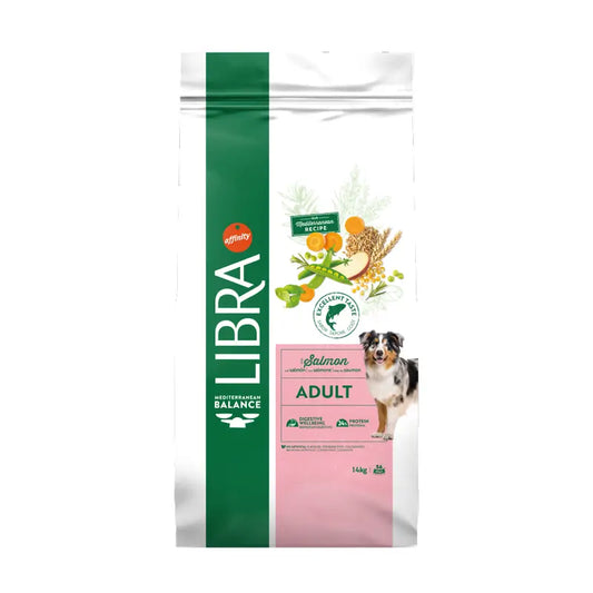 Libra krmivo pre psov, s lososom, prémiové, 14 kg