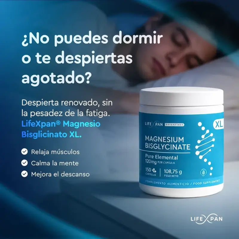 Lifexpan Bisglycinát horčíka XL, 150 kapsúl