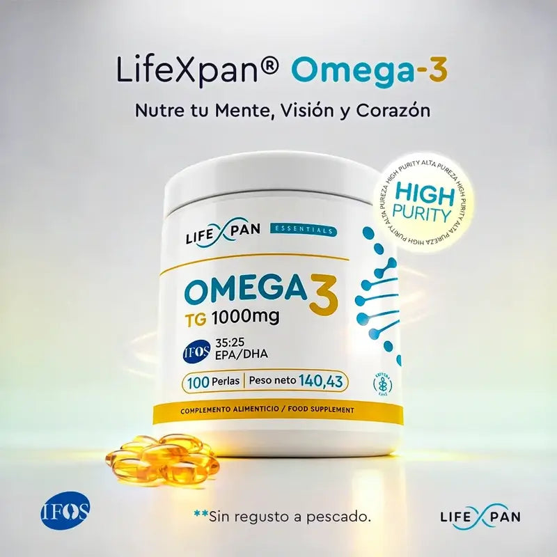 Lifexpan Omega 3 Ultra Puro Ifos 1000 mg, 100 kapsúl