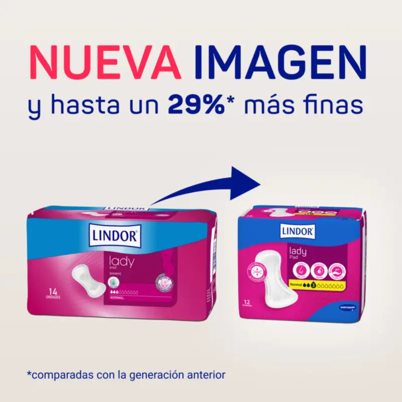 Lindor Lady Pad Normal 3 Drops
