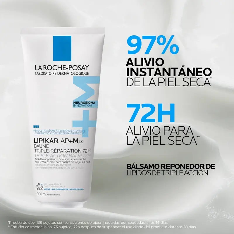 Lipikar Baume Ap+Max v kartónovom obale, 200 ml