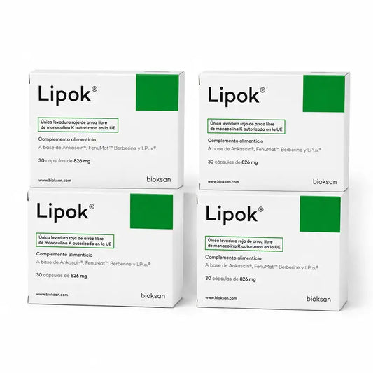 Lipok – doplnok stravy, balenie 4 x 30 kapsúl