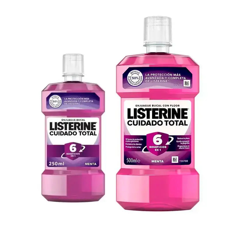 Ústna voda Listerine Total Care, balenie 500 ml + 250 ml