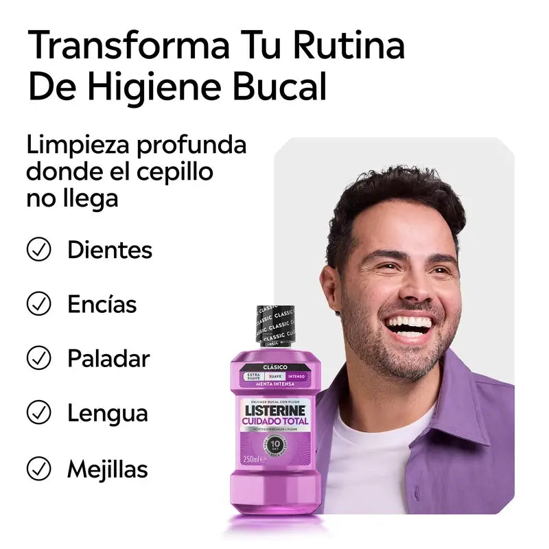 Listerine Total Care ústna voda s príchuťou mäty, 250 ml