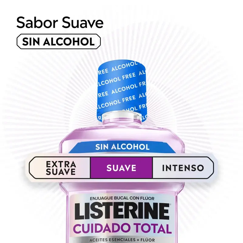 Listerine Total Care ústna voda bez alkoholu, jemná príchuť, 500 ml