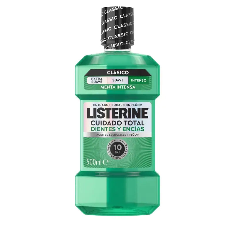 Ústna voda Listerine na ochranu zubov a ďasien, svieža mäta, 500 ml