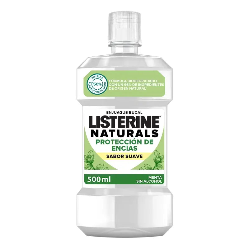 Listerine ústna voda Naturals pre zdravé ďasná, 500 ml