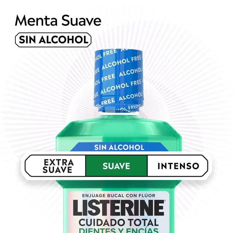 Listerine ústna voda bez alkoholu na ochranu zubov a ďasien, jemná príchuť, 500 ml