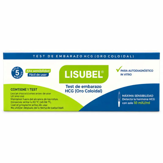 Tehotenský test Lisubel, 1 test