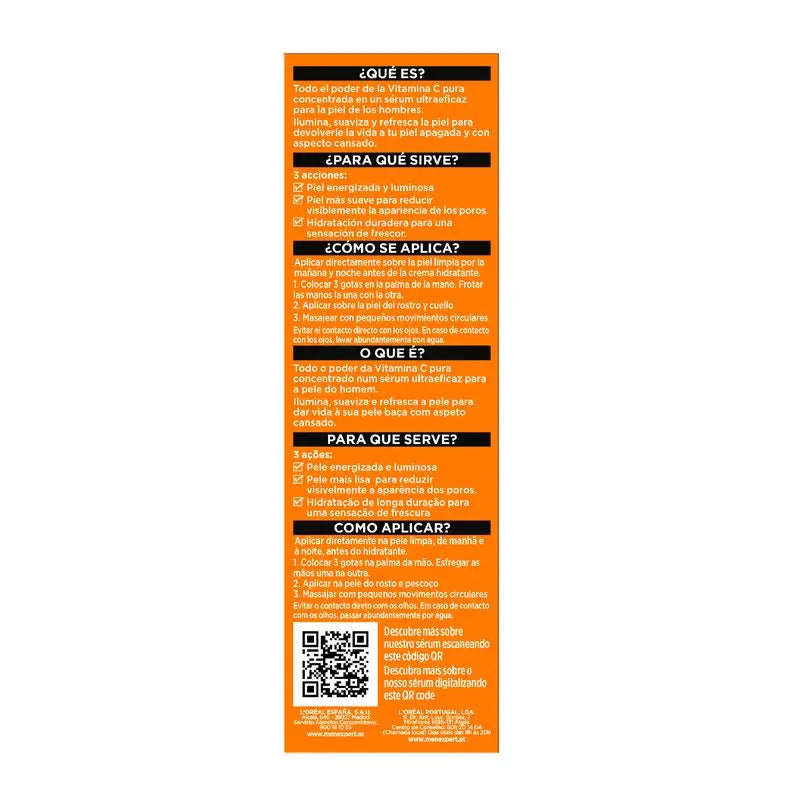 L'Oréal Paris Men Expert Sérum s vitamínom C Hydra Energetic proti únave