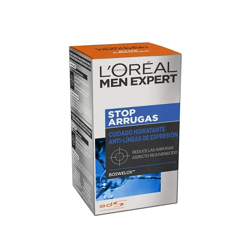 L'Oréal Paris Men Expert Stop-Arrugas Hydratačný krém proti mimickým vráskam pre mužov 50 ml
