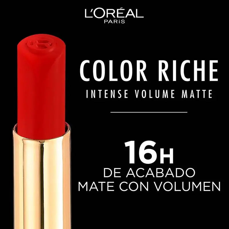 L'Oréal Paris Rúž Color Riche Intense Volume Matte, odtieň 346 Rouge Determin