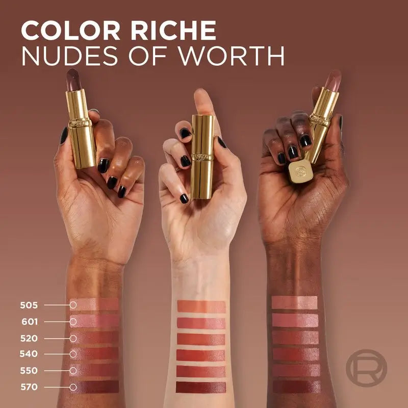 L'Oréal Paris Rúž Color Riche Nudes Of Worth Satinado, odtieň 505 Nude Resilient