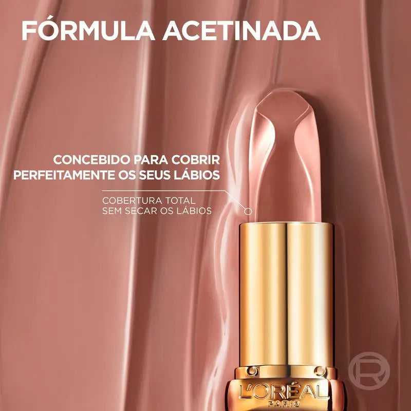 L'Oréal Paris Rúž Color Riche Nudes Of Worth Saténový odtieň 570 Worth It Intense