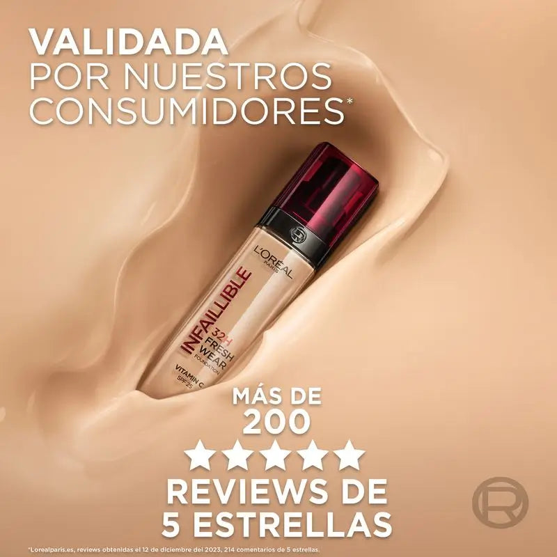L'Oréal Paris Podklad pod make-up Infaillible 32H Freshwear 30 ml, odtieň 100