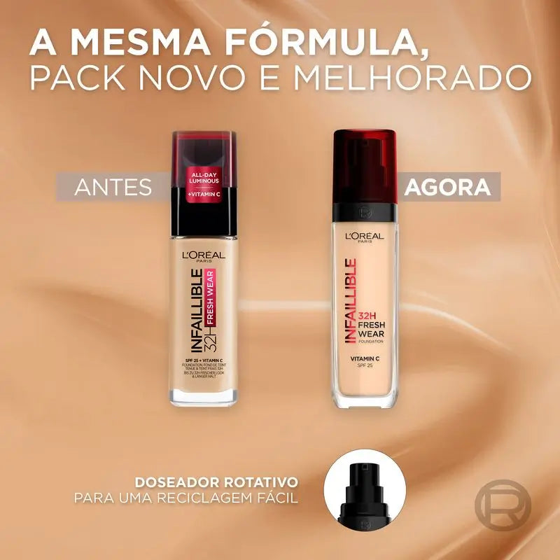 L'Oréal Paris Podklad pod make-up Infaillible 32H Freshwear 30 ml, odtieň 100