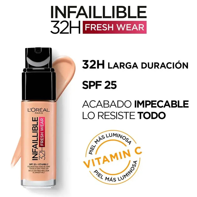 L'Oréal Paris Podklad pod make-up Infaillible 32H Freshwear 30 ml, odtieň 225