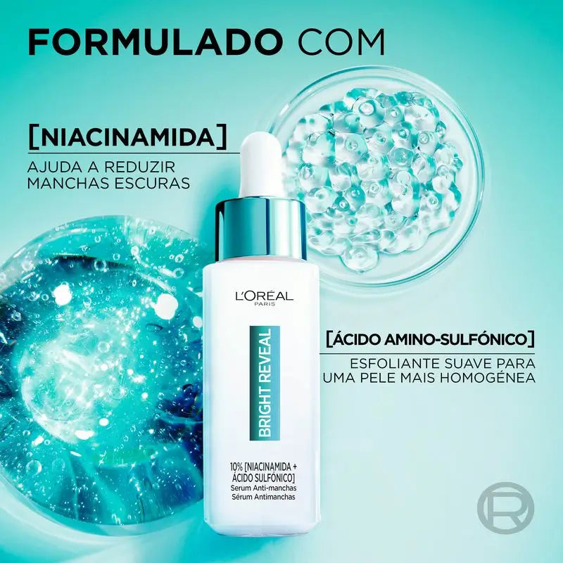 L'Oréal Paris Bright Reveal sérum s niacinamidom proti pigmentovým škvrnám