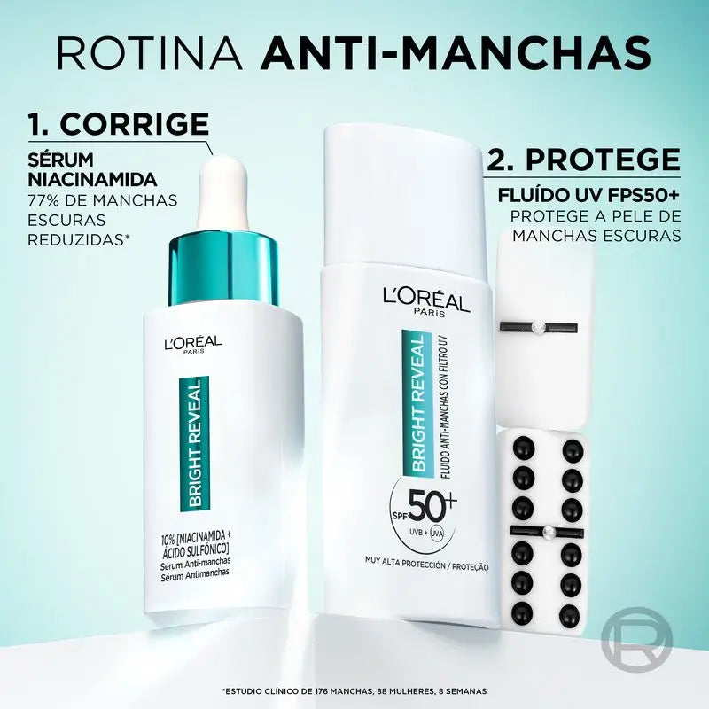 L'Oréal Paris Bright Reveal sérum s niacinamidom proti pigmentovým škvrnám
