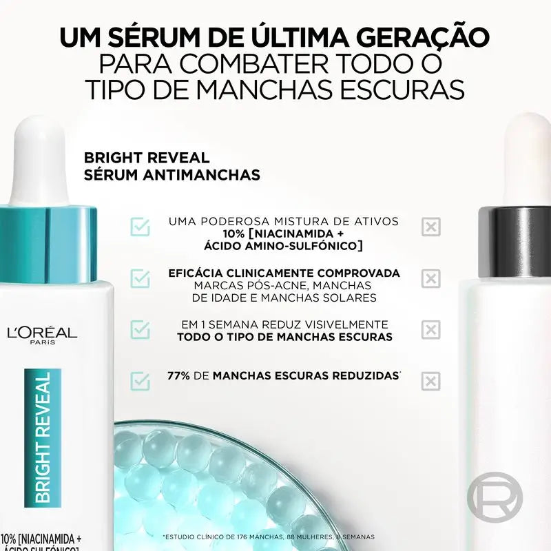 L'Oréal Paris Bright Reveal sérum s niacinamidom proti pigmentovým škvrnám