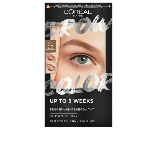 L'Oréal Paris Brow Color – polotrvalá farba na obočie 7.0 Dark Blond