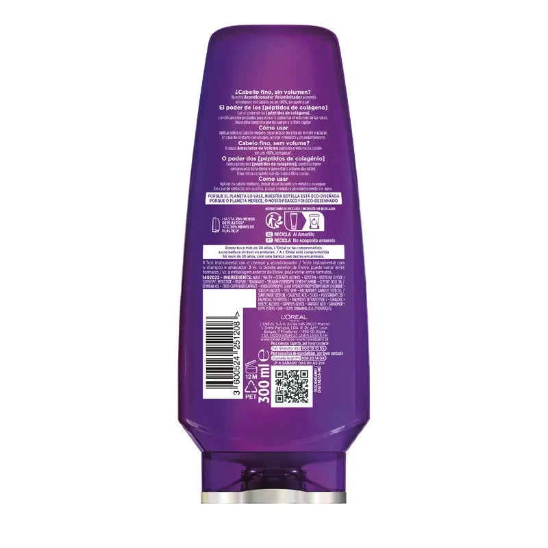 L'Oréal Paris Elvive Collagen Lifter  Kondicionér pre väčší objem, 300 ml