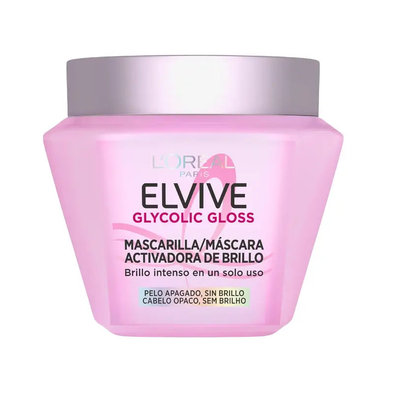 L'Oréal Paris Elvive Glycolic Gloss Maska na zvýšenie lesku, 310 ml