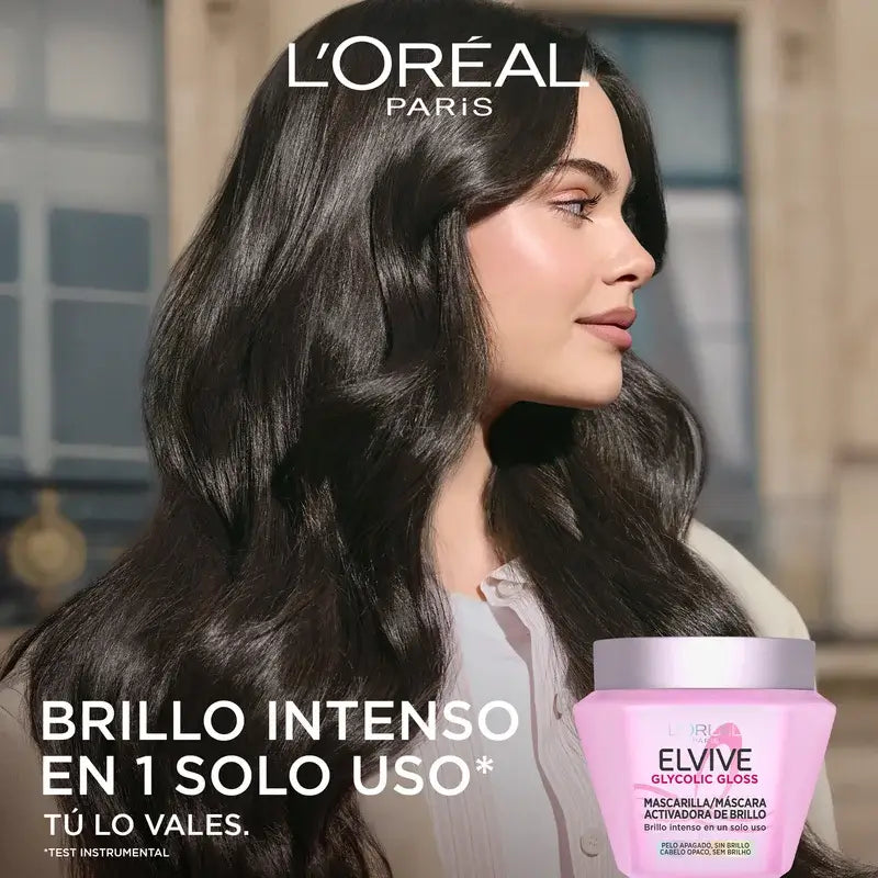 L'Oréal Paris Elvive Glycolic Gloss Maska na zvýšenie lesku, 310 ml