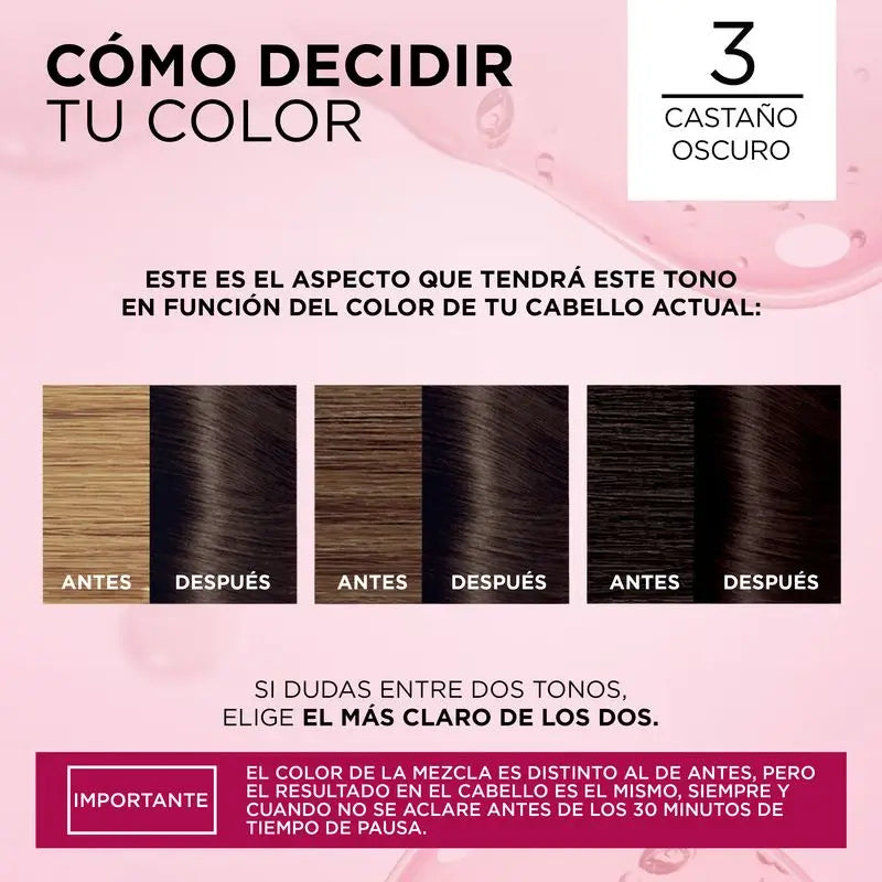 L'Oréal Paris Excellence Creme Trvalá farba na vlasy – odtieň 3 Tmavohnedá