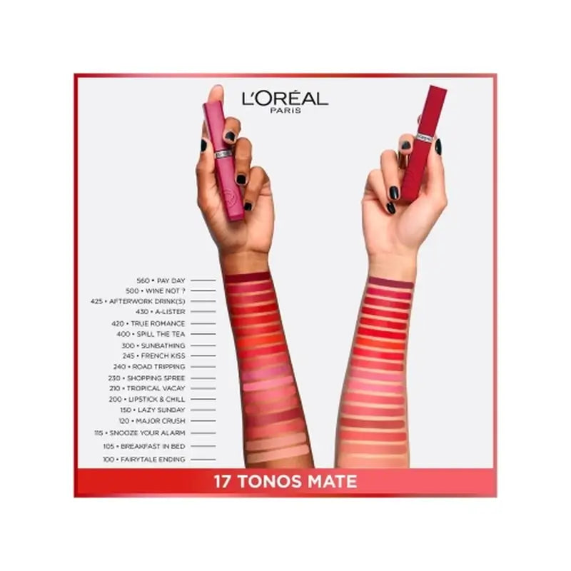 L'Oréal Paris Infaillible Le Matte Resistance – matný efekt na 16 hodín*. Odtieň 150 Wine Not?