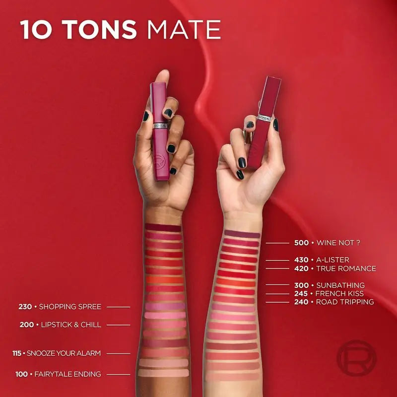 L'Oréal Paris Infaillible Le Matte Resistance, matný efekt po dobu 16 hodín*. Odtieň 230 Shopping Spree
