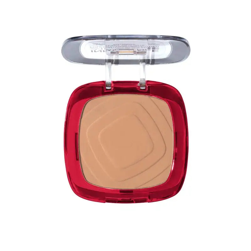 L'Oréal Paris Infalible 24H kompaktný púder s matným efektom a dlhotrvajúcim účinkom, odtieň 220 Sand, pre stredne tmavú pleť