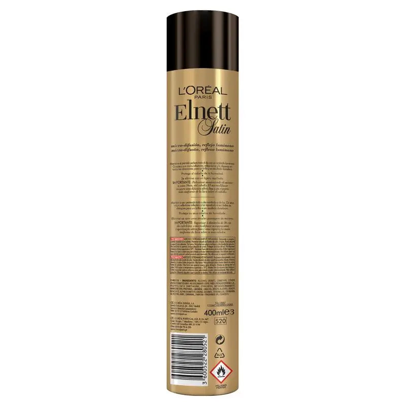 L'Oréal Paris Lak na vlasy Elnett s extrémnou fixáciou a leskom, 400 ml