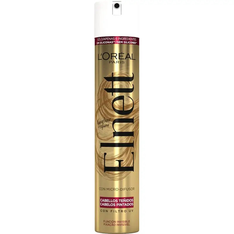 L'Oréal Paris Lak na vlasy Elnett, silná fixácia, pre farbené vlasy, 400 ml