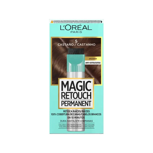 L'Oréal Paris Magic Retouch Permanent – retušovanie odrastov 5 gaštanová 18 ml