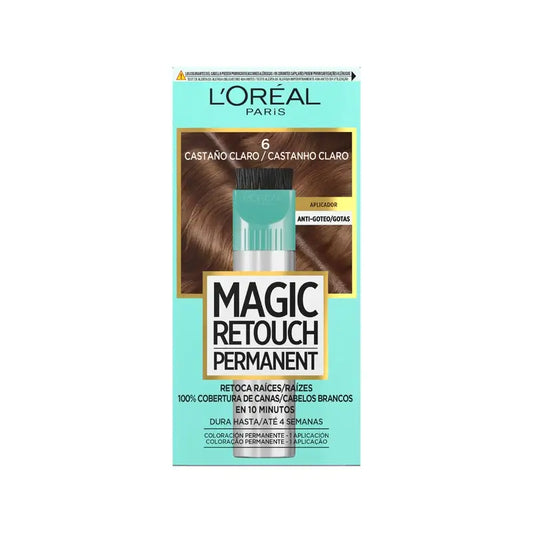 L'Oréal Paris Magic Retouch Permanent – retušovanie odrastov 6 Svetlohnedá 18 ml
