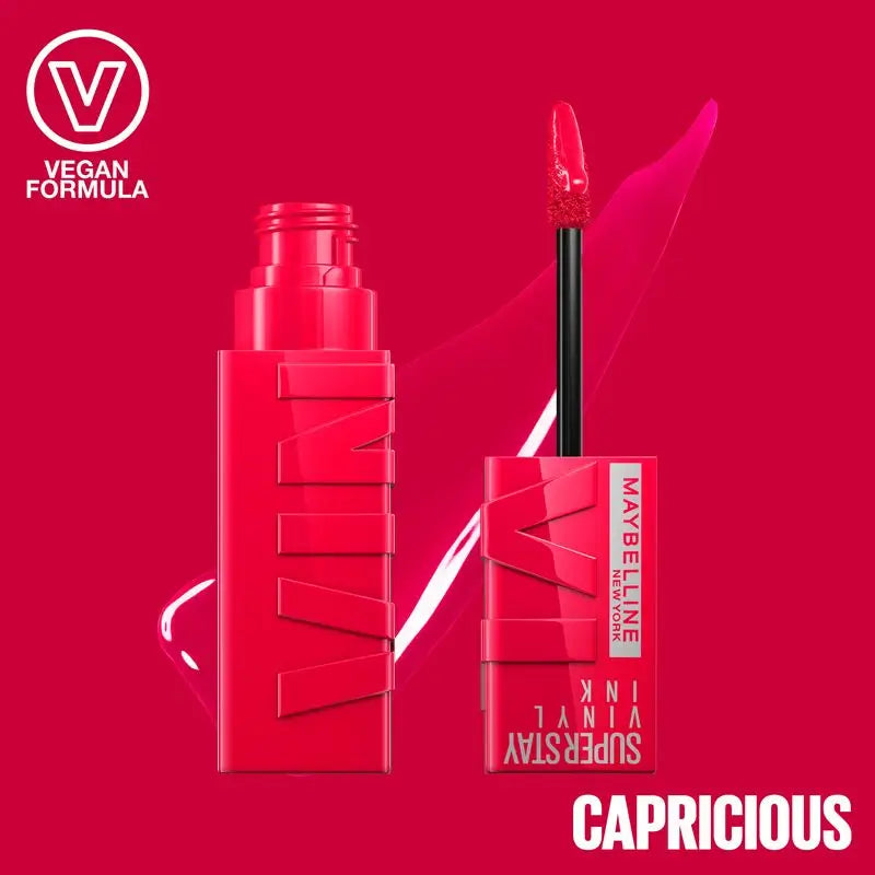 Maybelline New York Rúž s vinylovým efektom Superstay Vinyl Ink, Vinilo Fijo, 45 Capricious