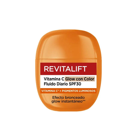 L'Oréal Paris Revitalift Clinical, Vitamín C Glow – tónovací denný fluid s ochranným faktorom SPF 30, 40 ml