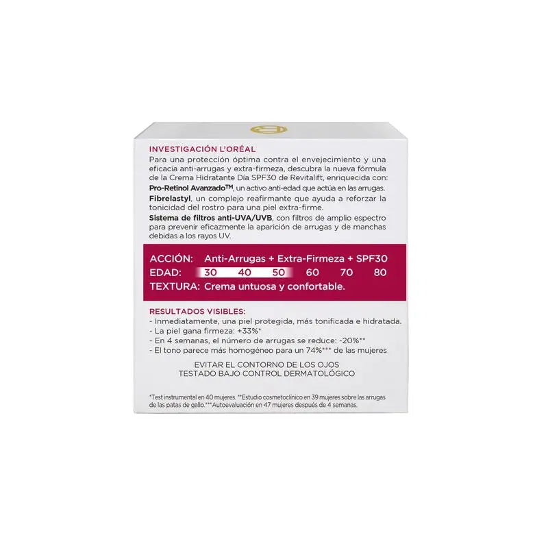 L'Oréal Paris Revitalift denný krém proti vráskam s ochranným faktorom – s Pro-Retinolom – 50 ml