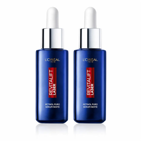 L'Oréal Paris Revitalift Laser Nočné sérum s čistým retinolom proti hlbokým vráskam, balenie po 2 ks