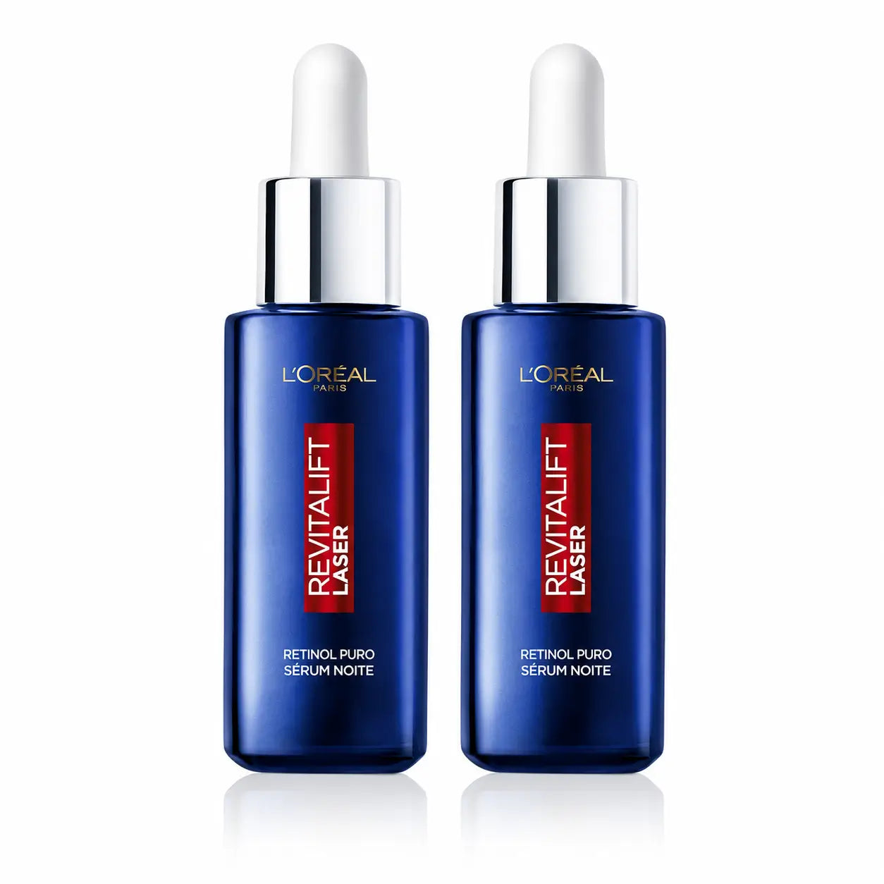 L'Oréal Paris Revitalift Laser Nočné sérum s čistým retinolom proti hlbokým vráskam, balenie po 2 ks