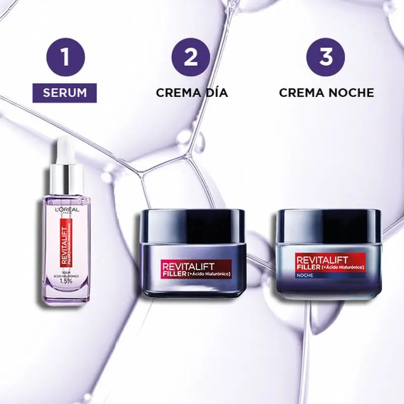 L'Oréal Paris Revitalift Filler sérum proti starnutiu (+čistá kyselina hyalurónová) 50 ml