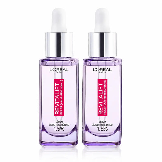 L'Oréal Paris Revitalift Filler – sérum na vypĺňanie vrások s 1,5 % čistou kyselinou hyalurónovou, balenie po 2 ks