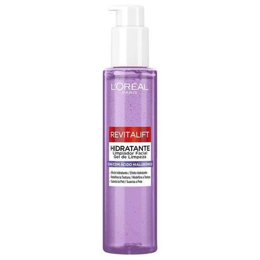 L'Oreal Paris Skincare Revitalift Čistiaci prípravok na tvár s kyselinou hyalurónovou, 150 ml
